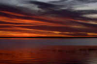 Fiery Sunset over Lake Monroe