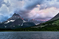 Sunrise at Swiftcurrent Lake