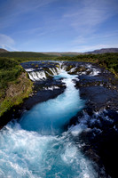Beautiful Braurfoss Falls