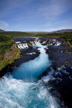 Beautiful Braurfoss Falls