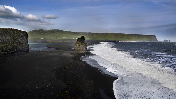Black Beach at Dyrholaey