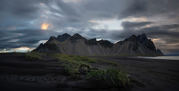 Setting Sun - Vestrahorn
