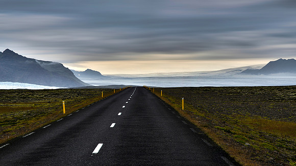 Road to Jokulsarlon