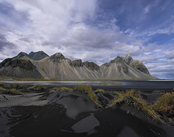 Grass Patterns at Vestrahorn