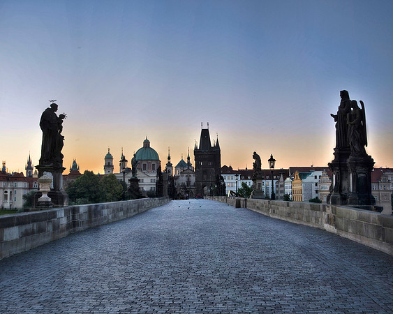 Before Sunrise on Charles Bridge