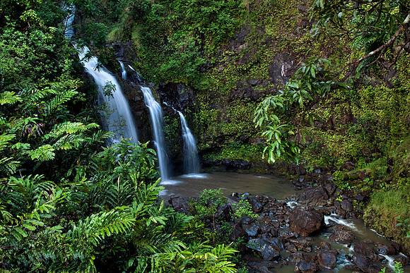Waterfall on Road to Hana - Maui