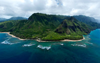 Aerial View of North Shore - Kauai