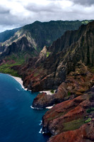 Napali Coast from Hang Glider