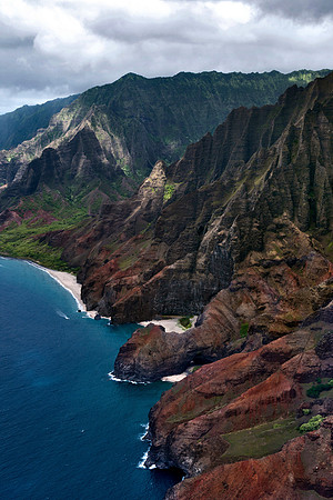 Napali Coast from Hang Glider