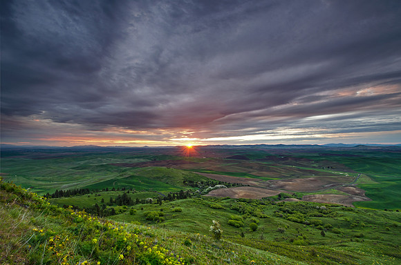 Sunrise from Steptoe Butte