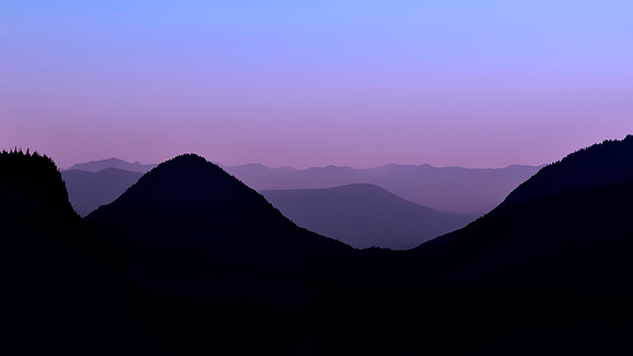 Mountain Ridges - Rainier