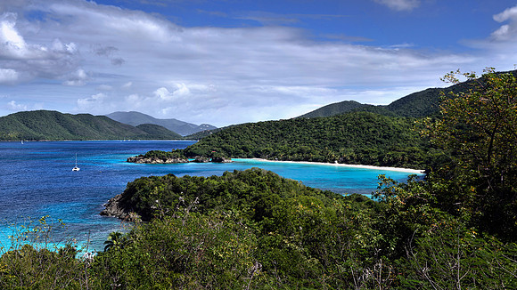 Trunk Bay from Peace Hill