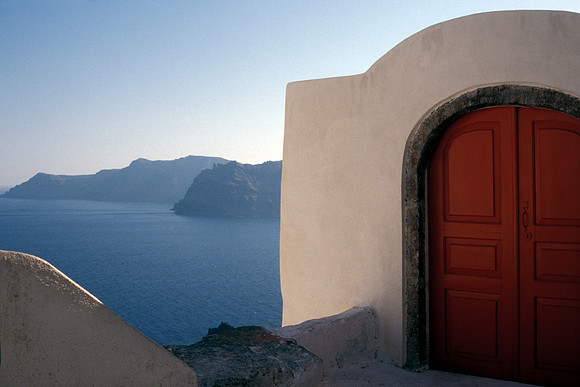 Red Door - Santorini