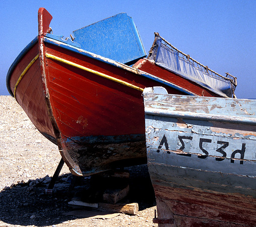 Greek Fishing Boats - Rhodes